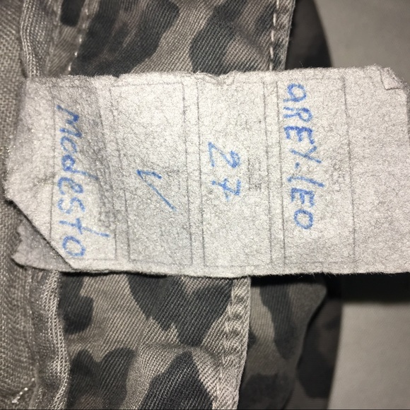 Current/Elliot Animal Print Chinos - Picture 6 of 6